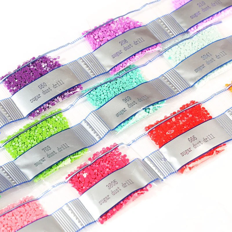20 Colors 20000PCS Round Sugar Dust Beads for Diamond Painting - Image 9