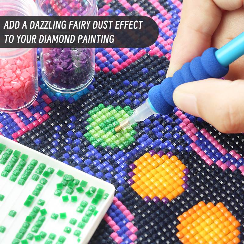 20 Colors 20000PCS Square Sugar Dust Beads for Diamond Painting - Image 6