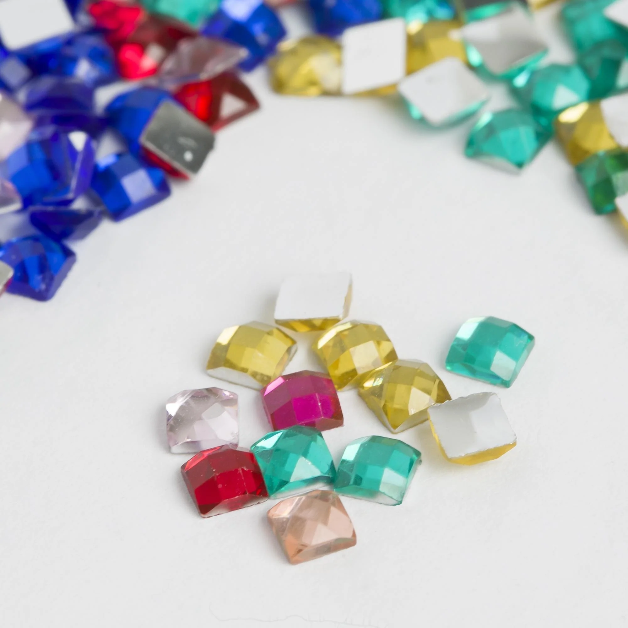 20 Colors Square Rhinestones Diamond Painting Beads - Image 3