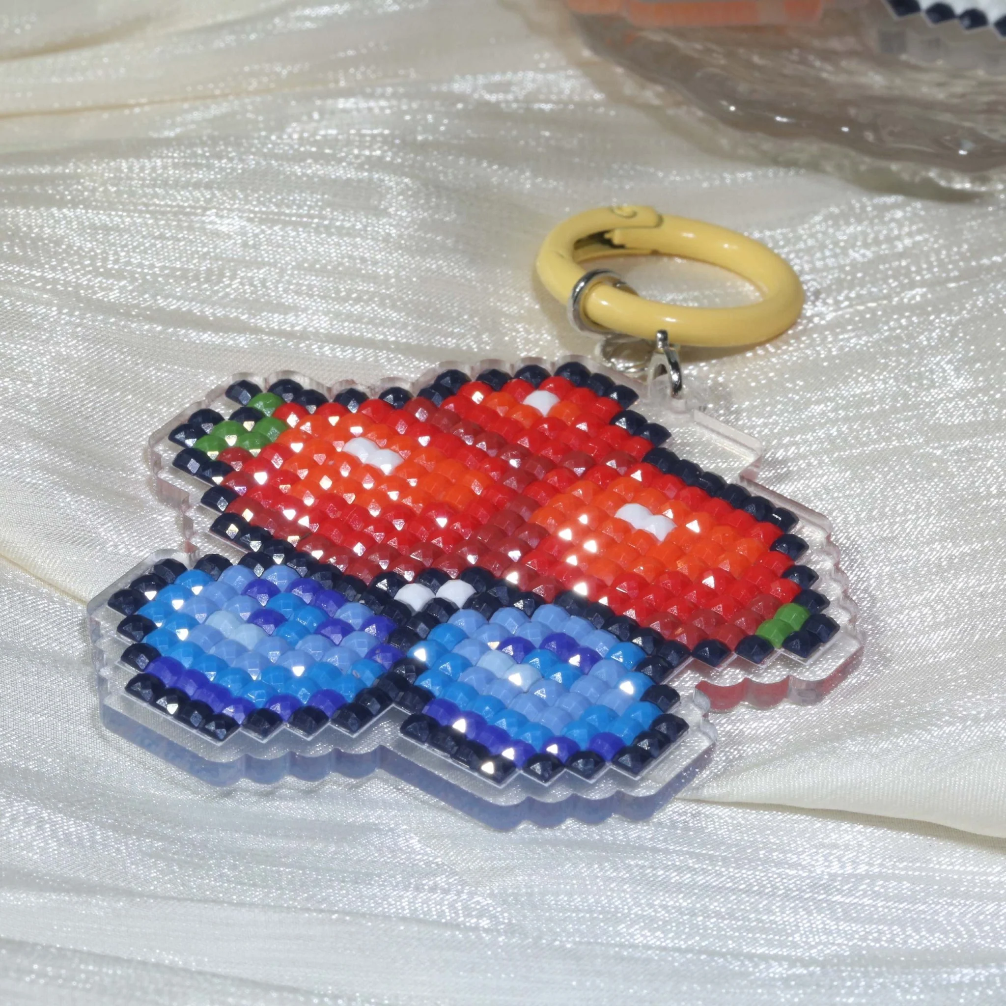 Delicious Breakfast Acrylic Diamond Painting Keychain - Image 5