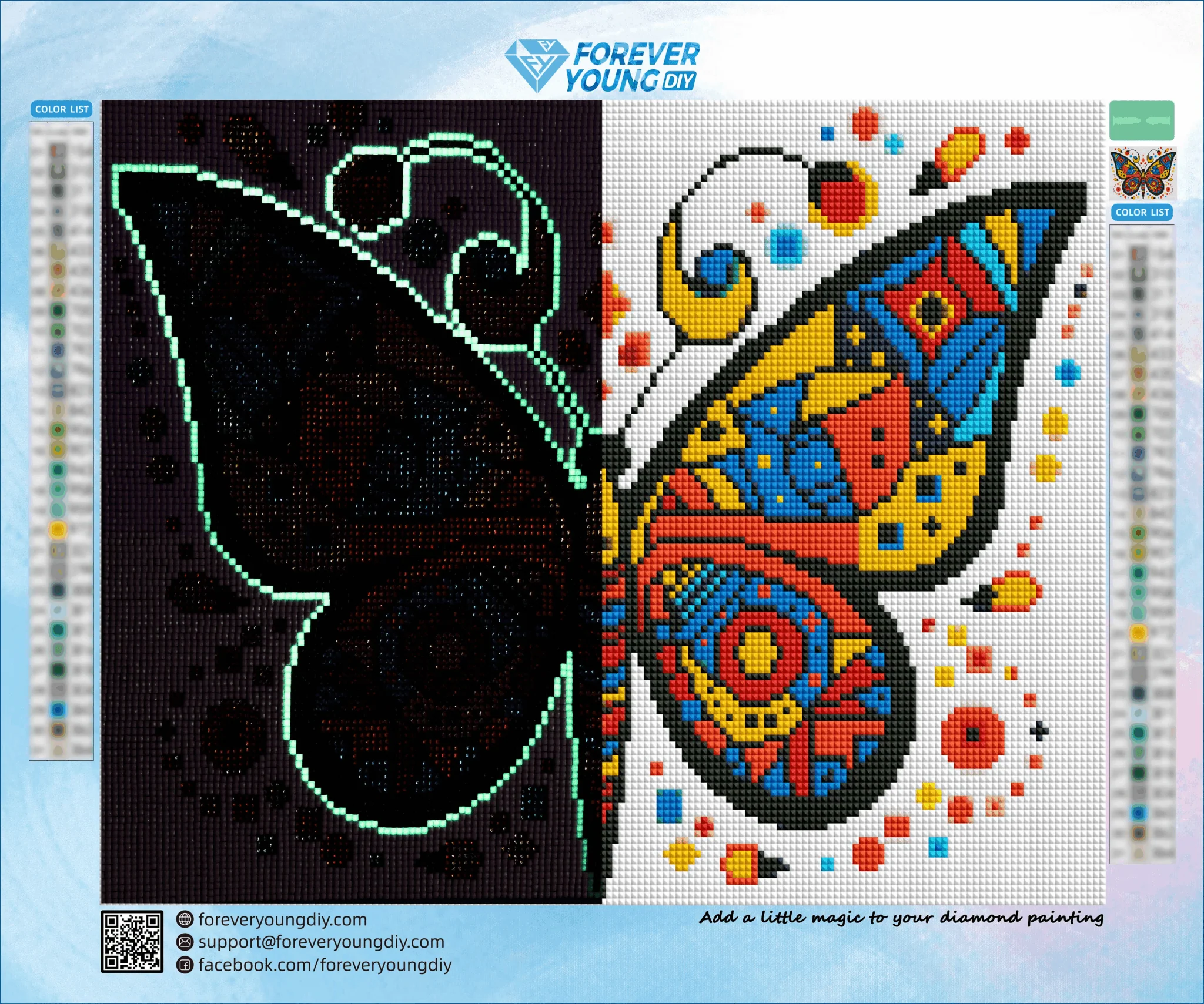 Beautiful Butterfly-Crystal diamonds and Luminous diamonds - Image 3