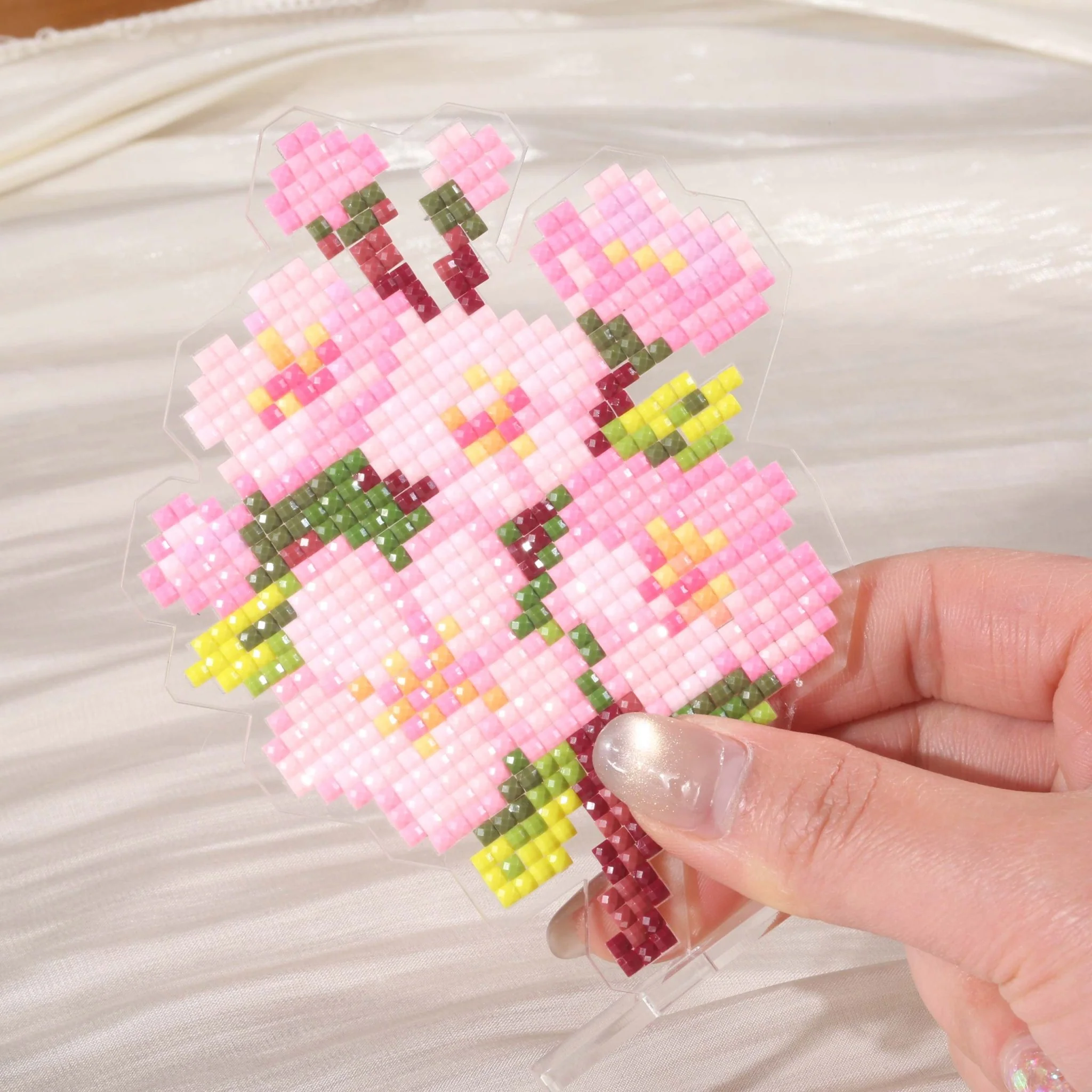 Cherry Blossom Acrylic Diamond Art Display Stand - Image 3