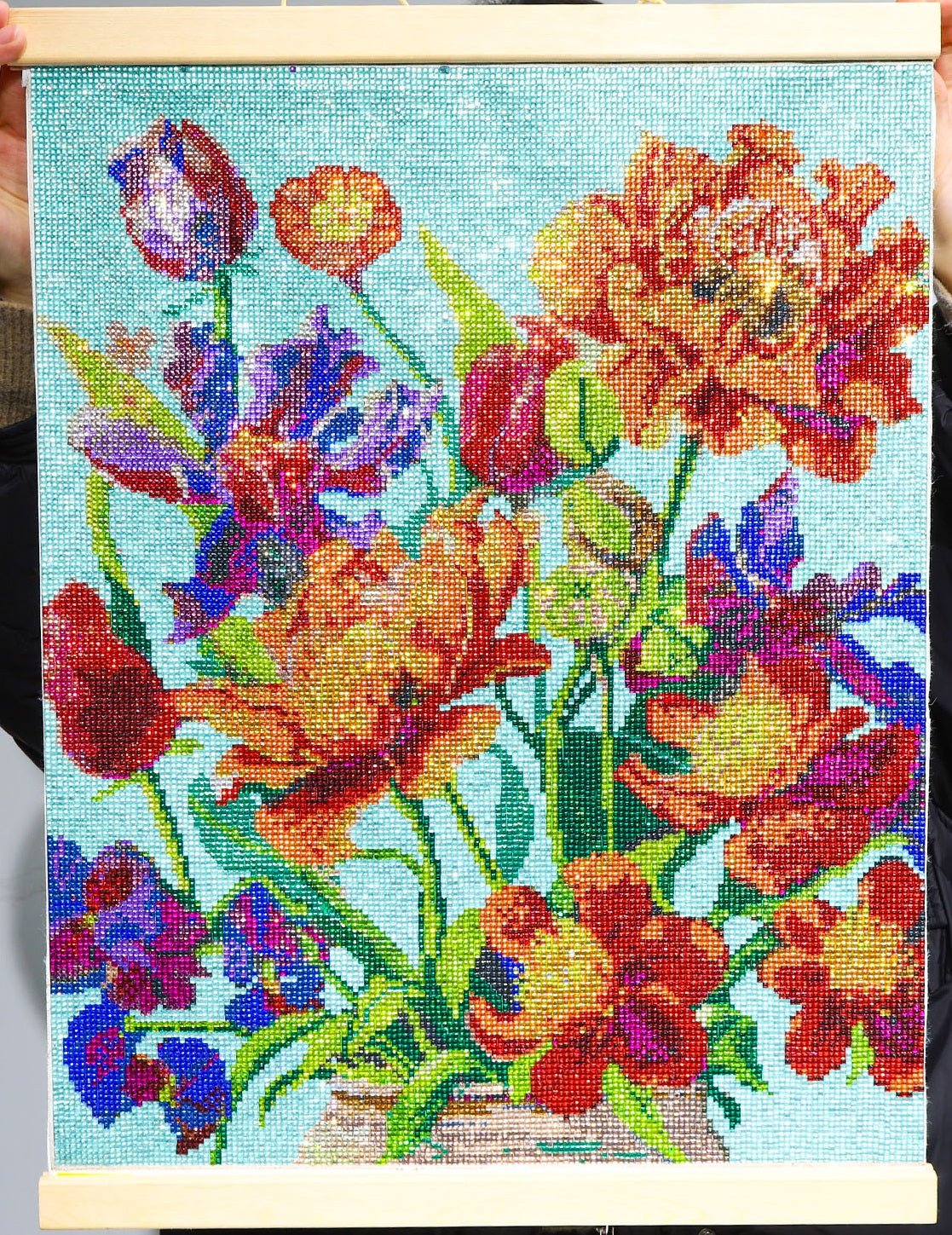 Colorful Flowers-Crystal Diamond Painting - Image 4