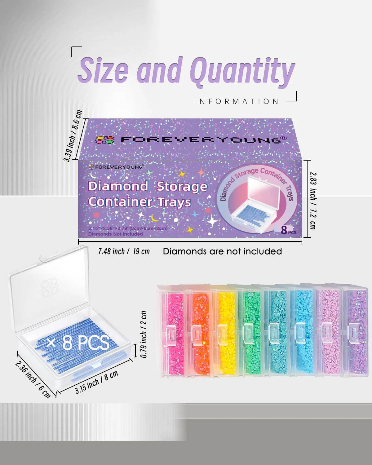 Forever Young 8pcs Containers Trays & Gift Box - Image 6
