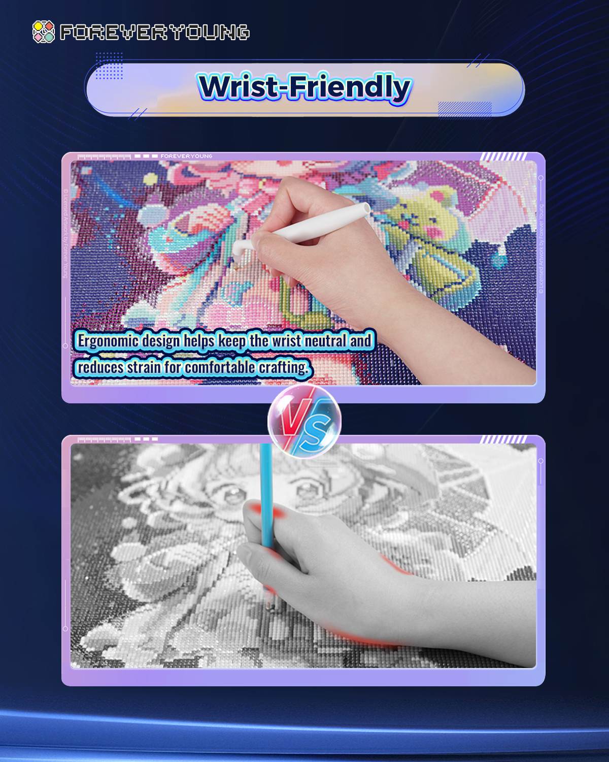 Foreveryoung Ergonomic Diamond Painting Pen - Image 2