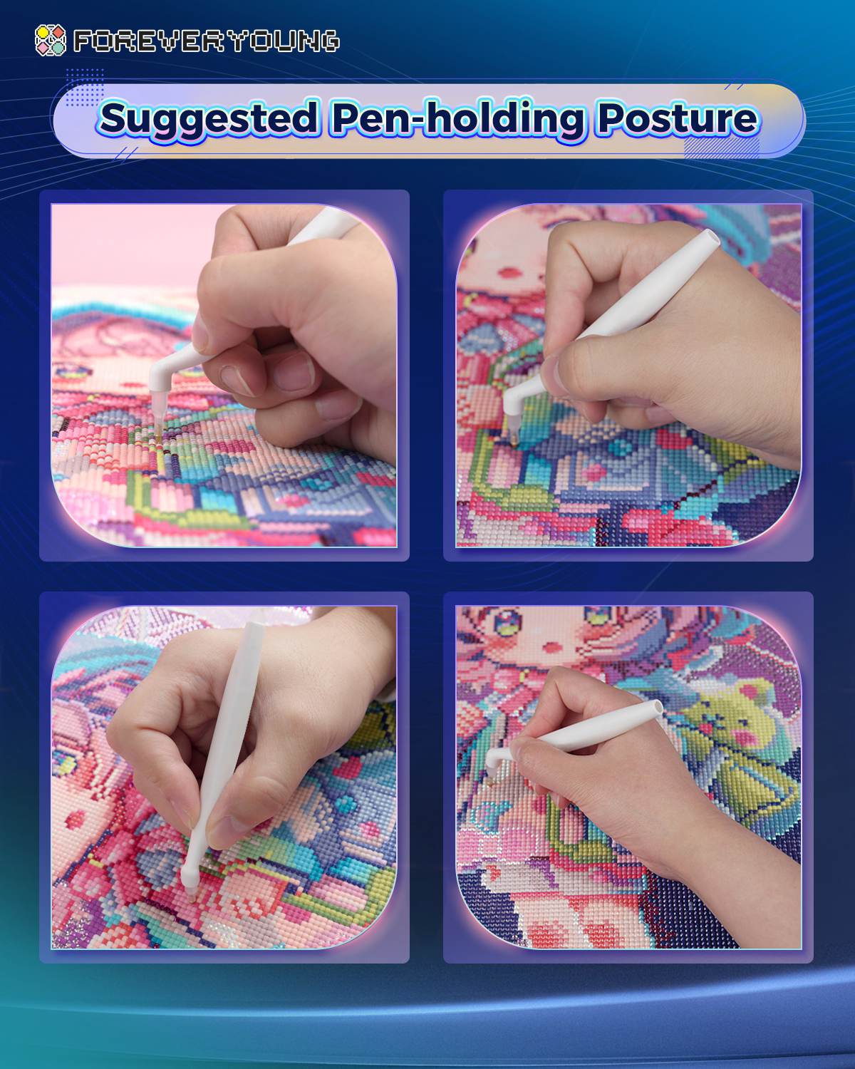 Foreveryoung Ergonomic Diamond Painting Pen - Image 5