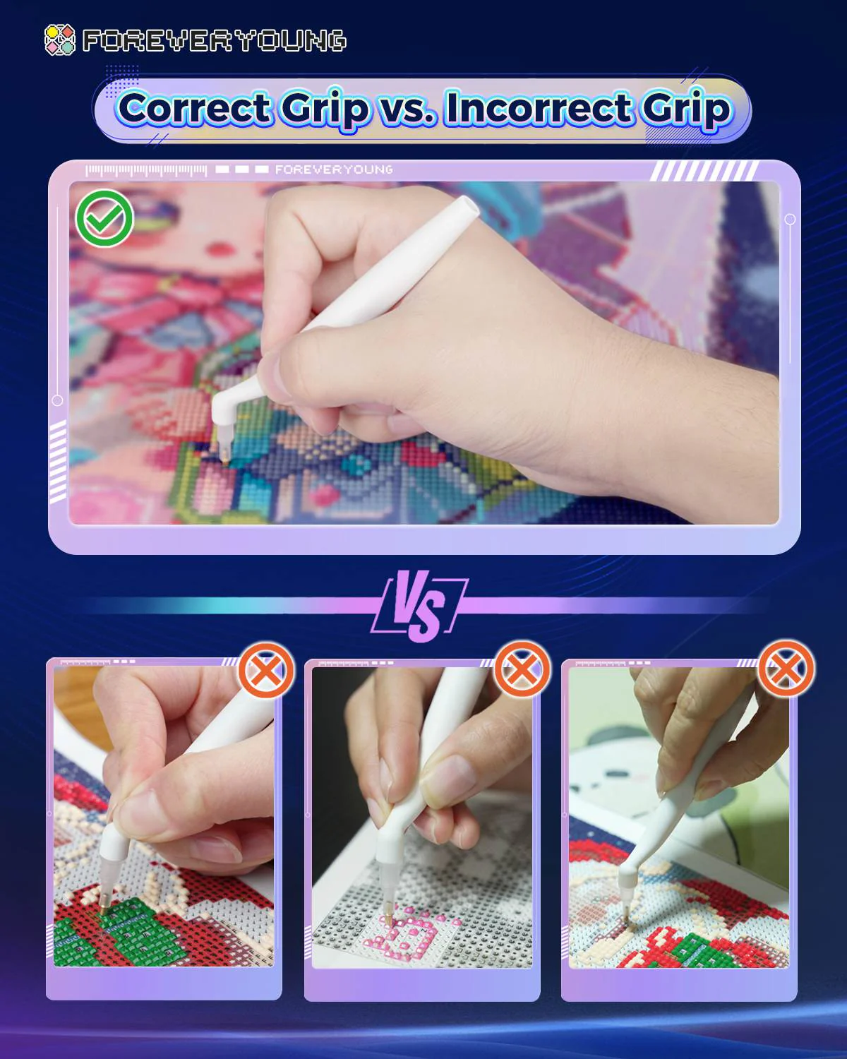 Foreveryoung Ergonomic Diamond Painting Pen - Image 9