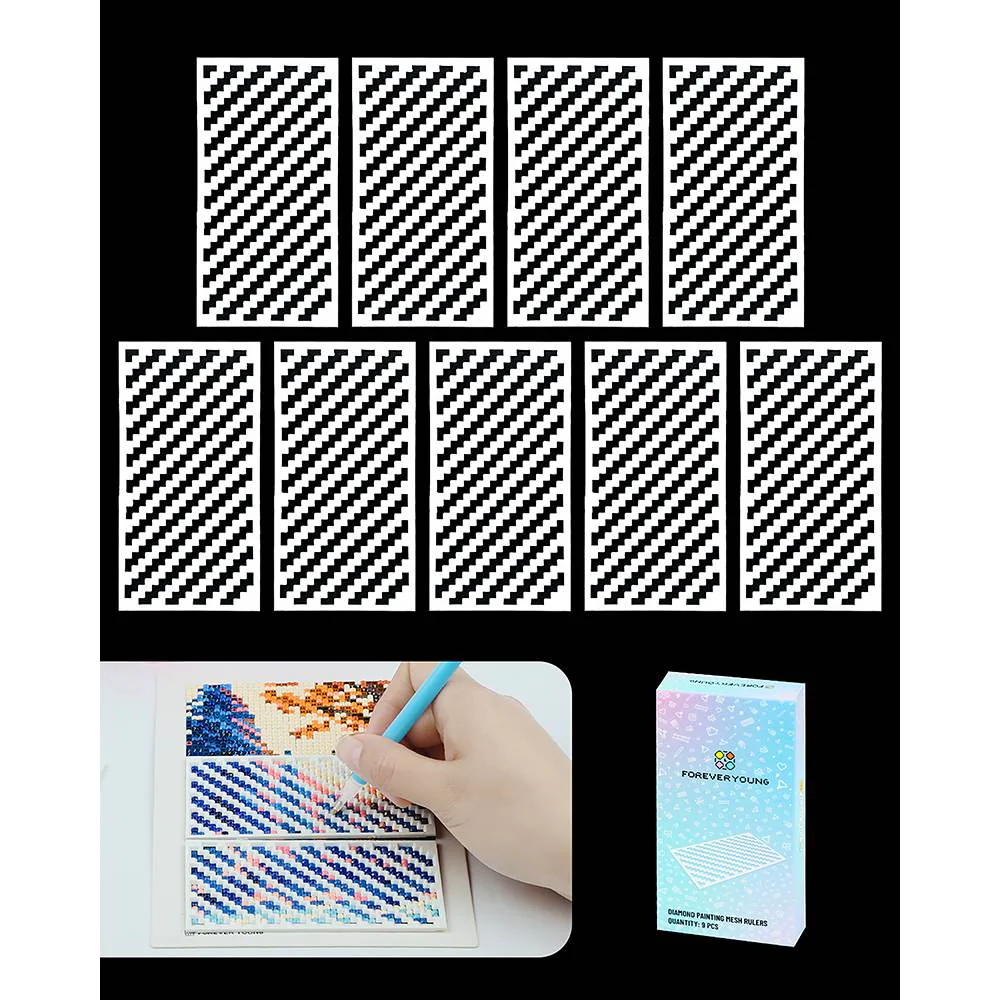 ForeverYoung Diamond Painting Zigzag Ruler