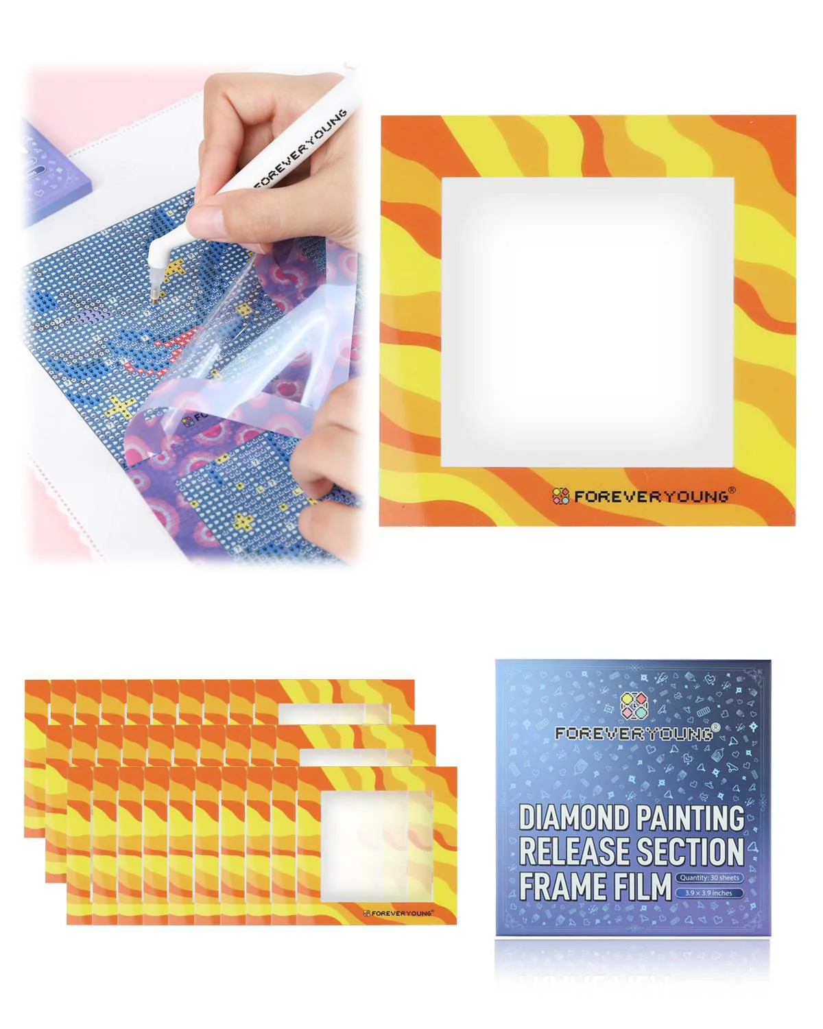 Diamond Painting PET Reusable Release Paper Sheets - Image 6