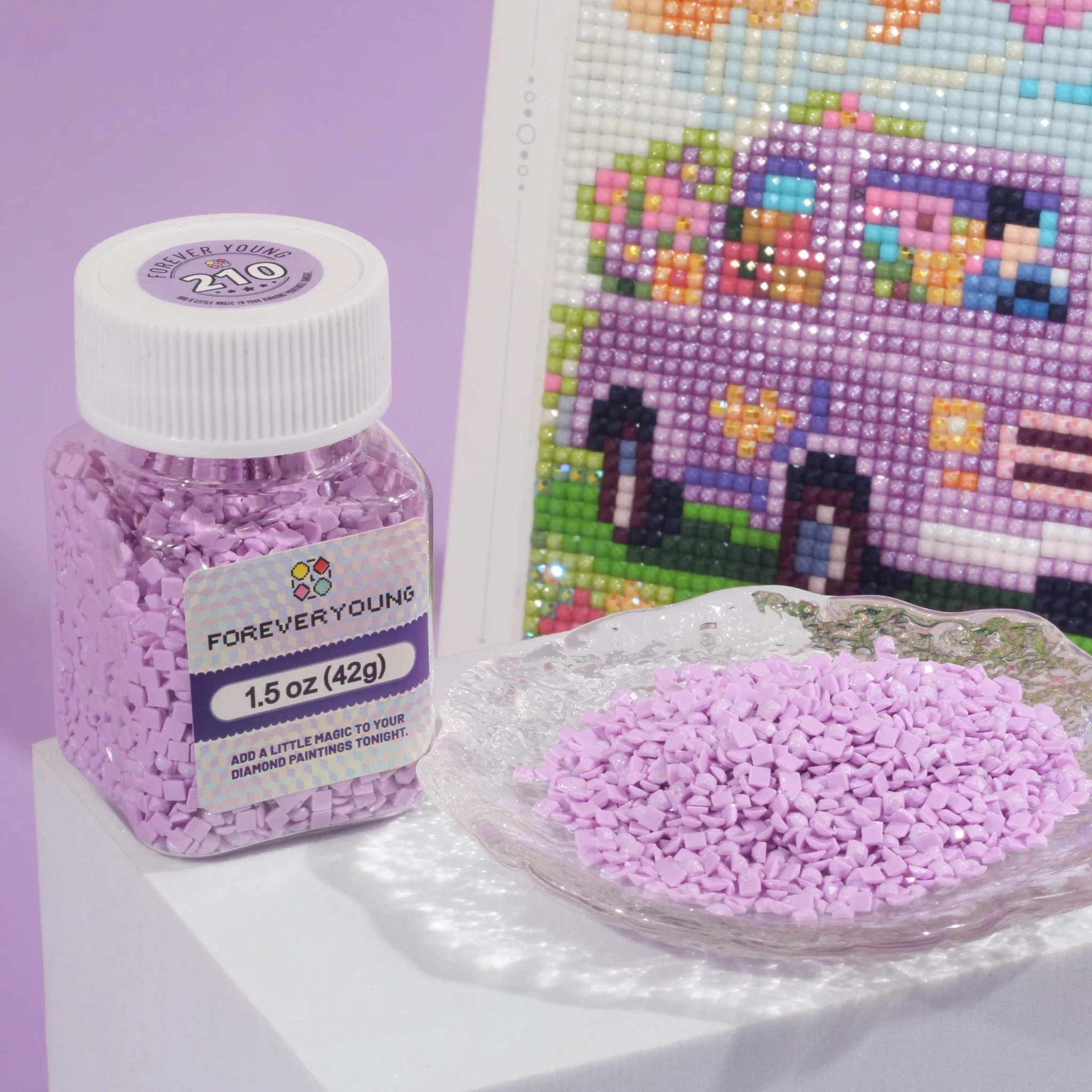 Diamond Painting Square Drill Beads DMC Colors 24 Colors - Image 21