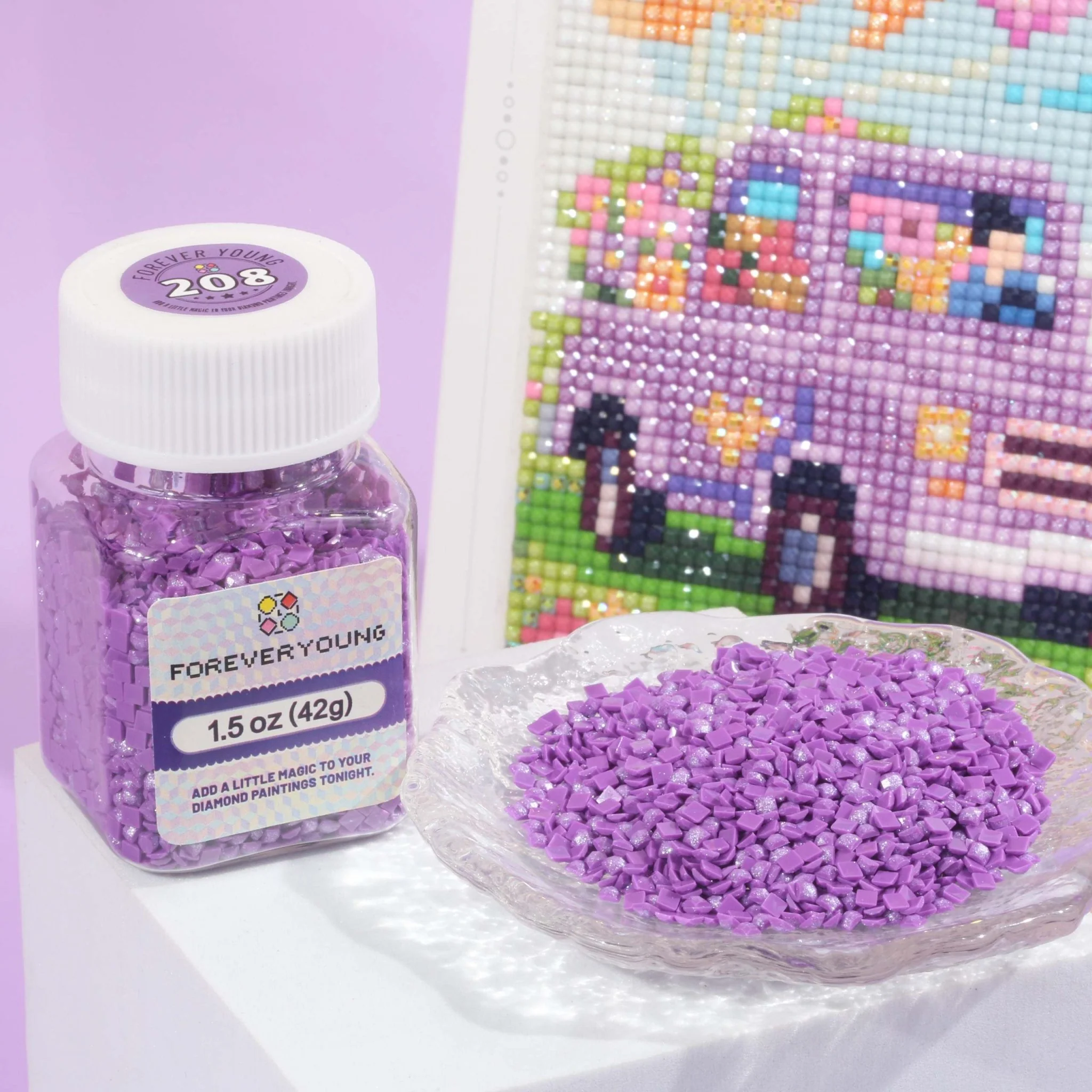 Diamond Painting Square Drill Beads DMC Colors 24 Colors - Image 22
