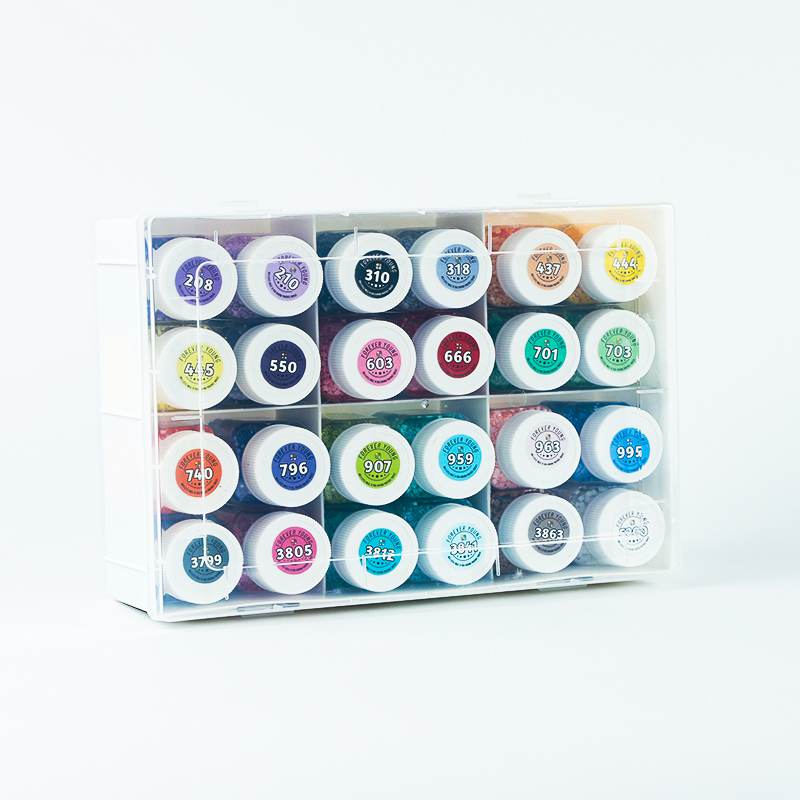 Diamond Painting Square Drill Beads DMC Colors 24 Colors - Image 5