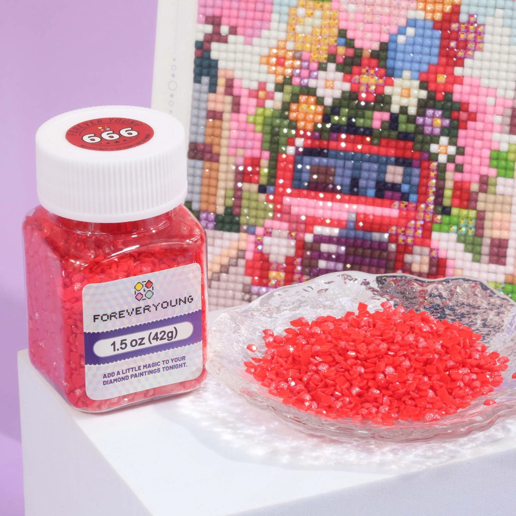 Diamond Painting Square Drill Beads DMC Colors 24 Colors - Image 6