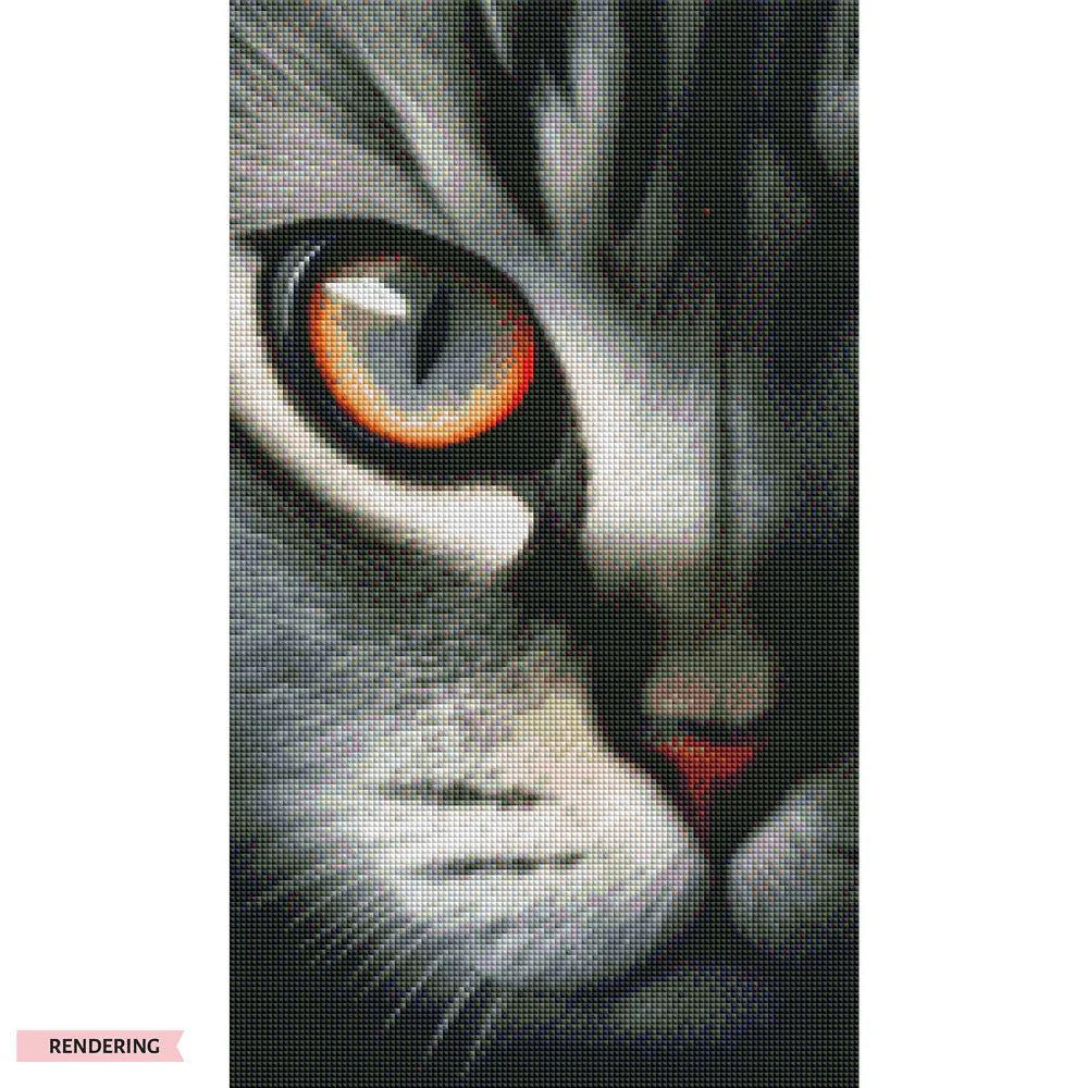 Eye of Cat | Cat, Cats & Kitten Mystic Diamond Art Decor - Image 2
