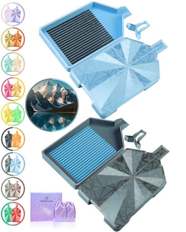 Forever Young Trays: 2-Pack Set - Alpine Lake