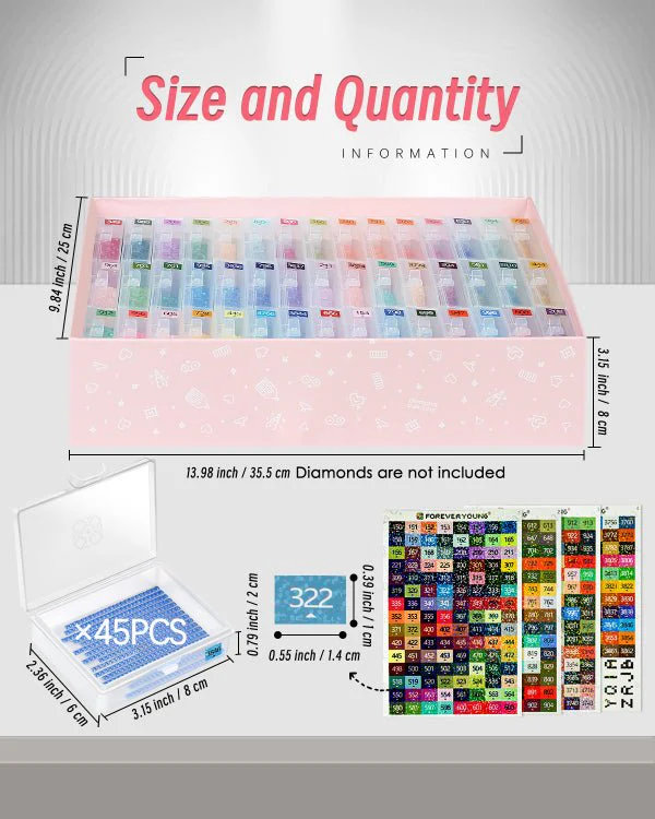 Forever Young 45pcs Containers Trays & Gift Box - Image 7
