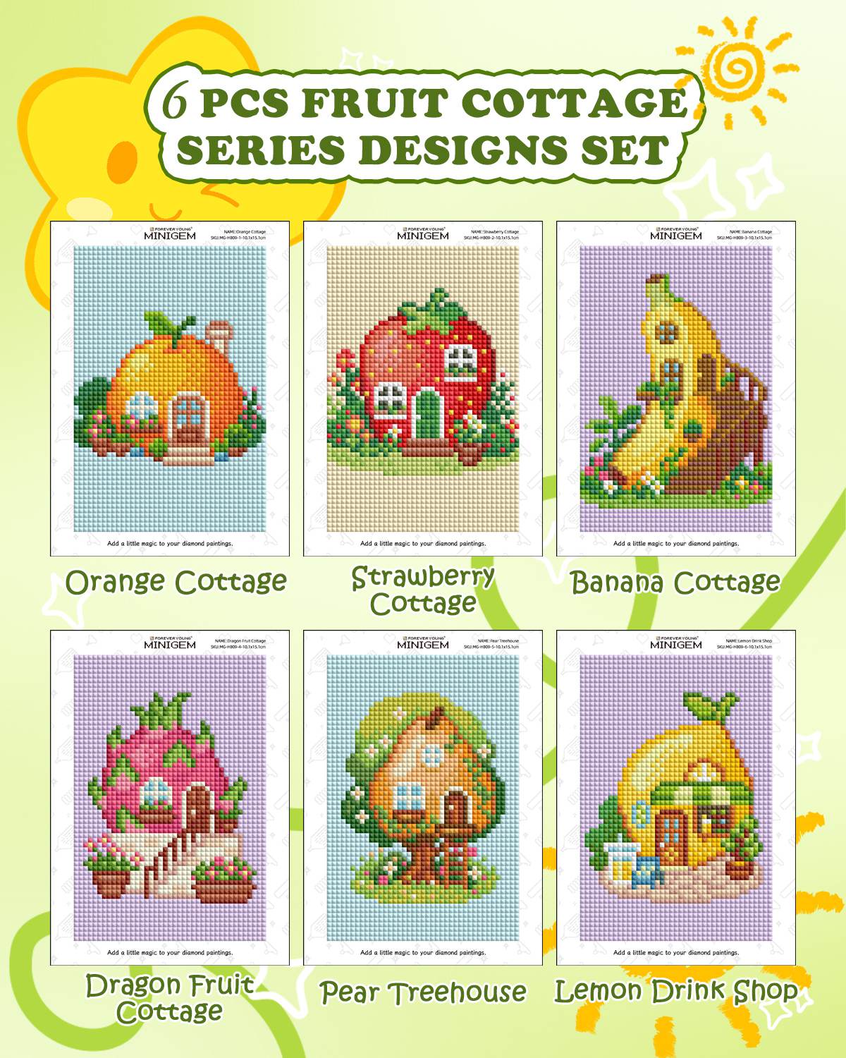 Minigem® :Fruit Cottage Series - Image 3