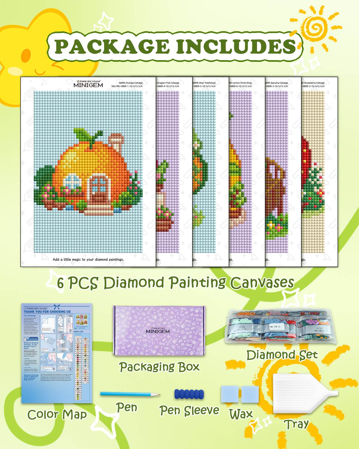 Minigem® :Fruit Cottage Series - Image 8