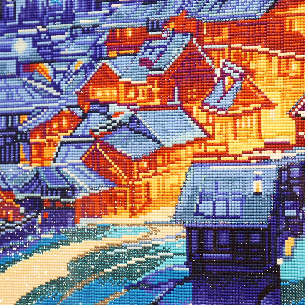 Hometown Night-Crystal Diamond Painting - Image 5
