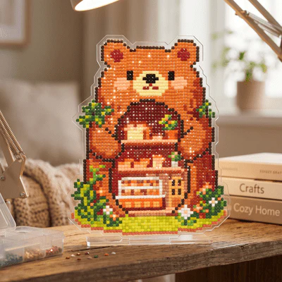 LumiGem Bear Bakery Diamond Painting Stand - Image 2