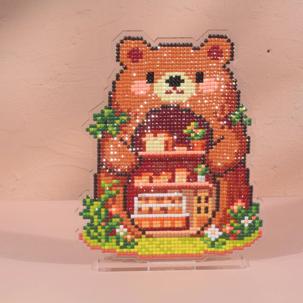 LumiGem Bear Bakery Diamond Painting Stand - Image 3