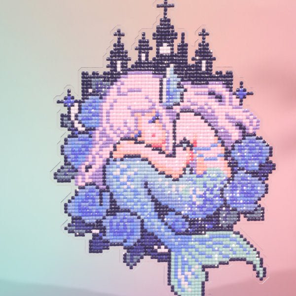 LumiGem Dreaming Mermaid Diamond Painting Stand - Image 4