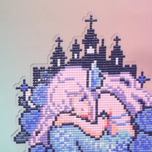 LumiGem Dreaming Mermaid Diamond Painting Stand - Image 7