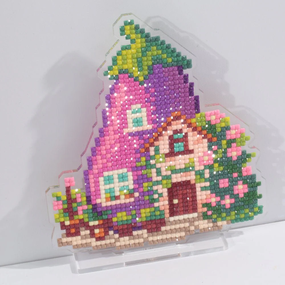 LumiGem Eggplant House Diamond Painting Stand - Image 7