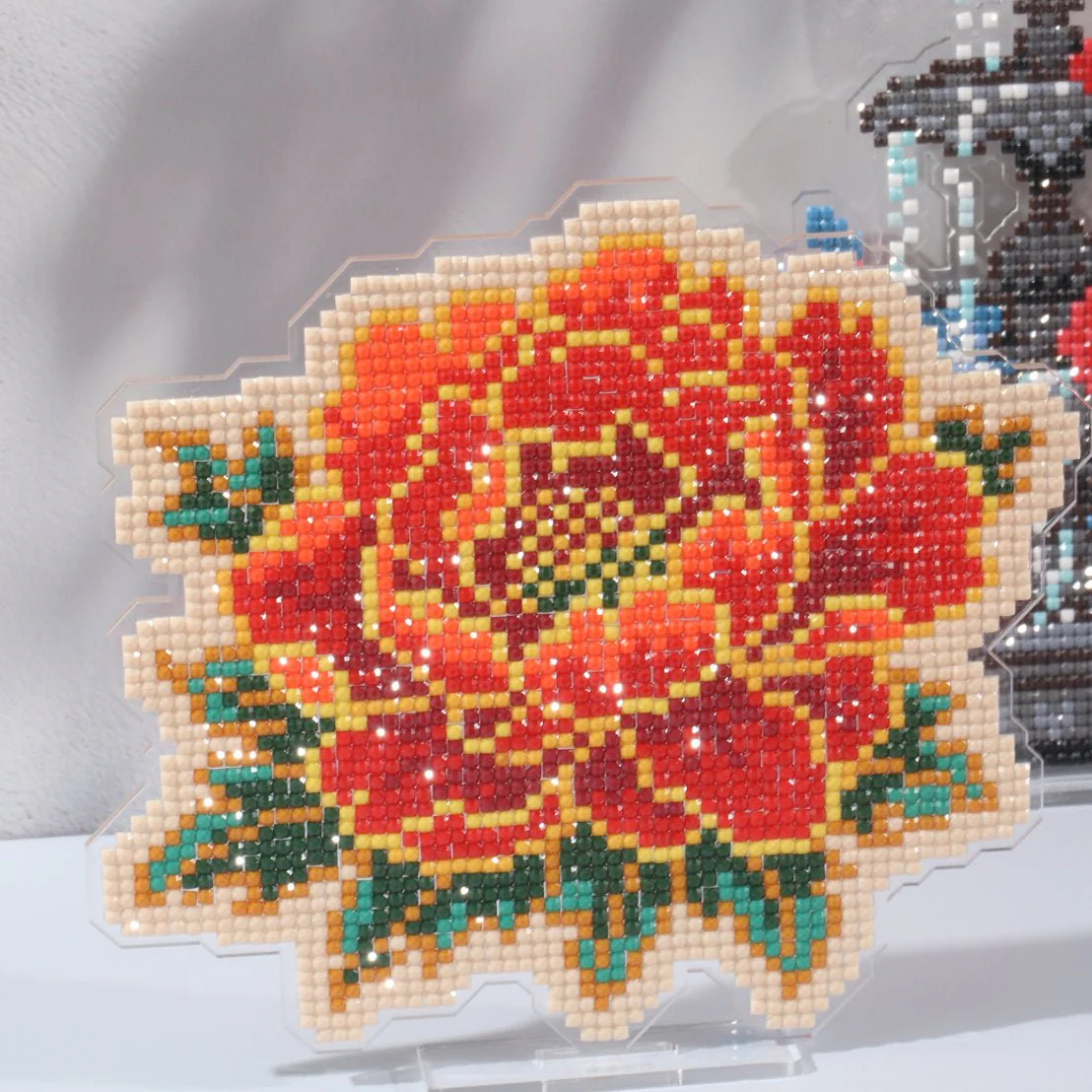 LumiGem Gilded Peony Diamond Painting Stand - Image 7