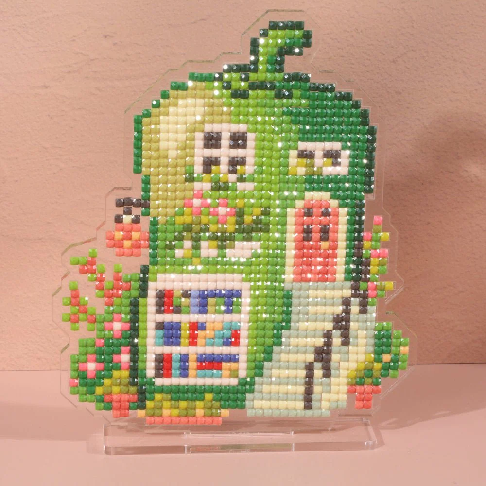 LumiGem Green Pear House Diamond Painting Stand - Image 2