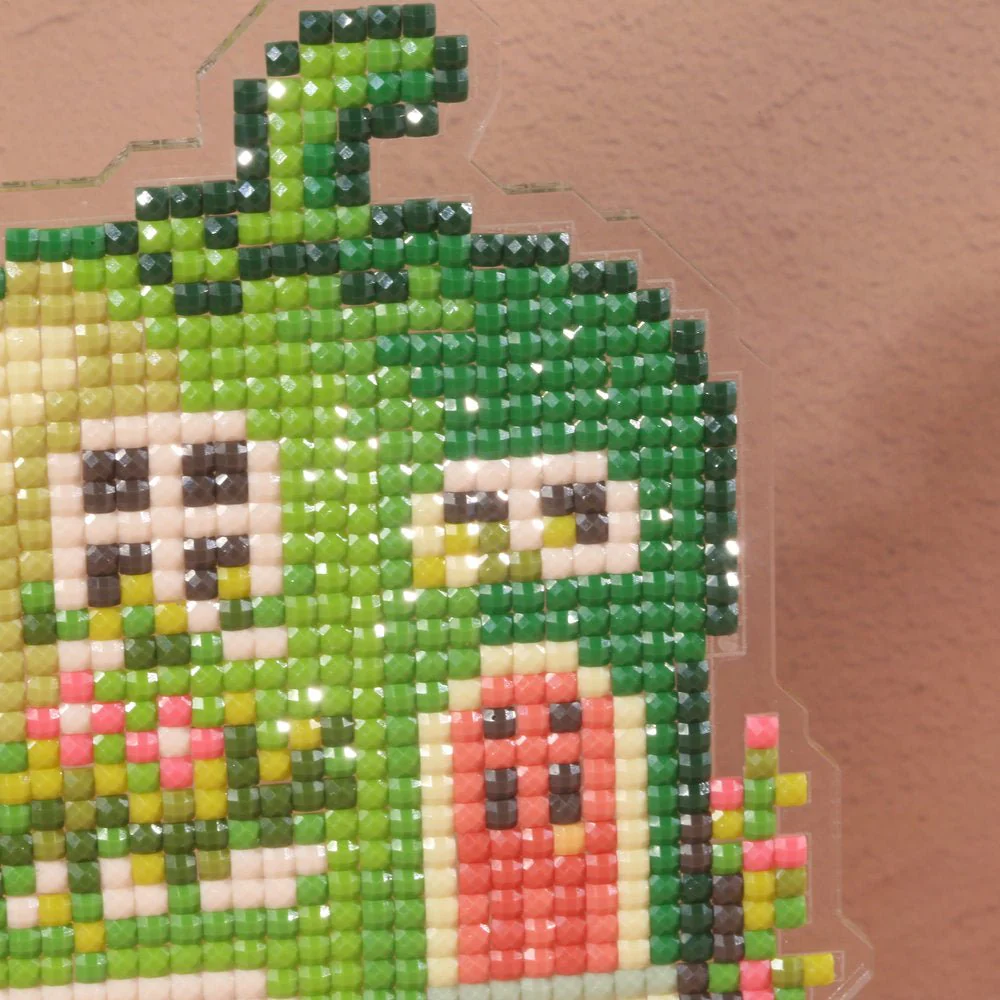 LumiGem Green Pear House Diamond Painting Stand - Image 3