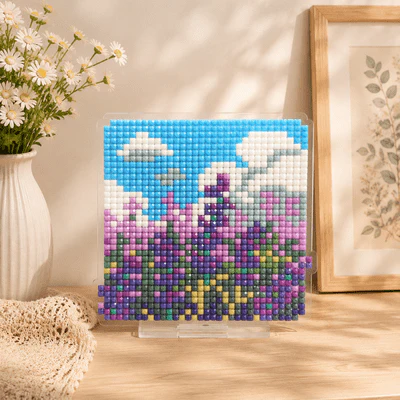 LumiGem Lavender Miniature Scene Diamond Painting Stand - Image 10