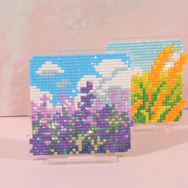 LumiGem Lavender Miniature Scene Diamond Painting Stand - Image 8