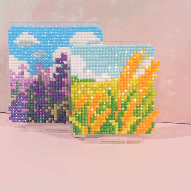 LumiGem Lavender Miniature Scene Diamond Painting Stand - Image 9