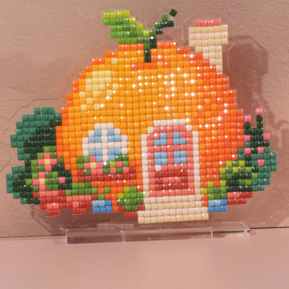 LumiGem Orange House Diamond Painting Stand - Image 2