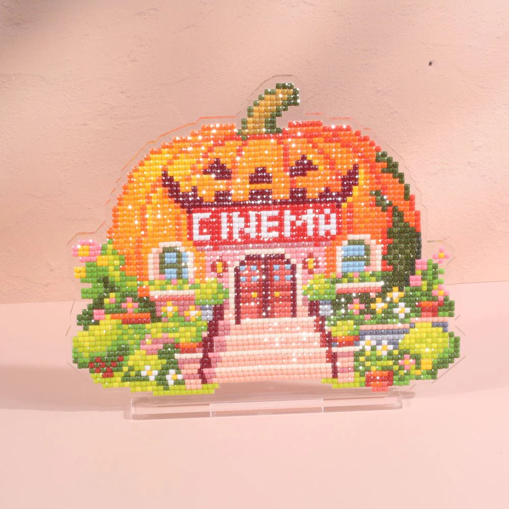 LumiGem Pumpkin Cinema Diamond Painting Stand - Image 2