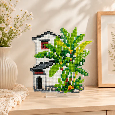LumiGem Rain on the Banana Leaves Diamond Painting Stand - Image 9