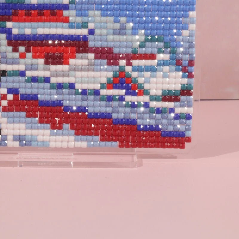 LumiGem Snow Charm of the Ancient Temple Diamond Painting Stand - Image 3