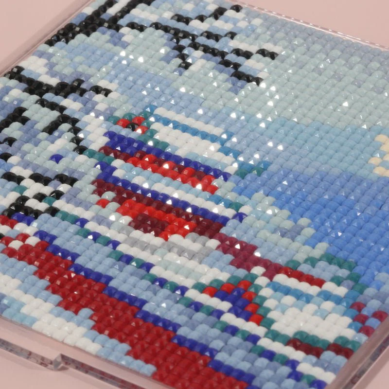 LumiGem Snow Charm of the Ancient Temple Diamond Painting Stand - Image 4