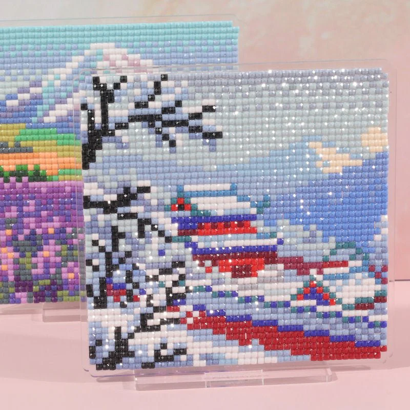 LumiGem Snow Charm of the Ancient Temple Diamond Painting Stand - Image 7