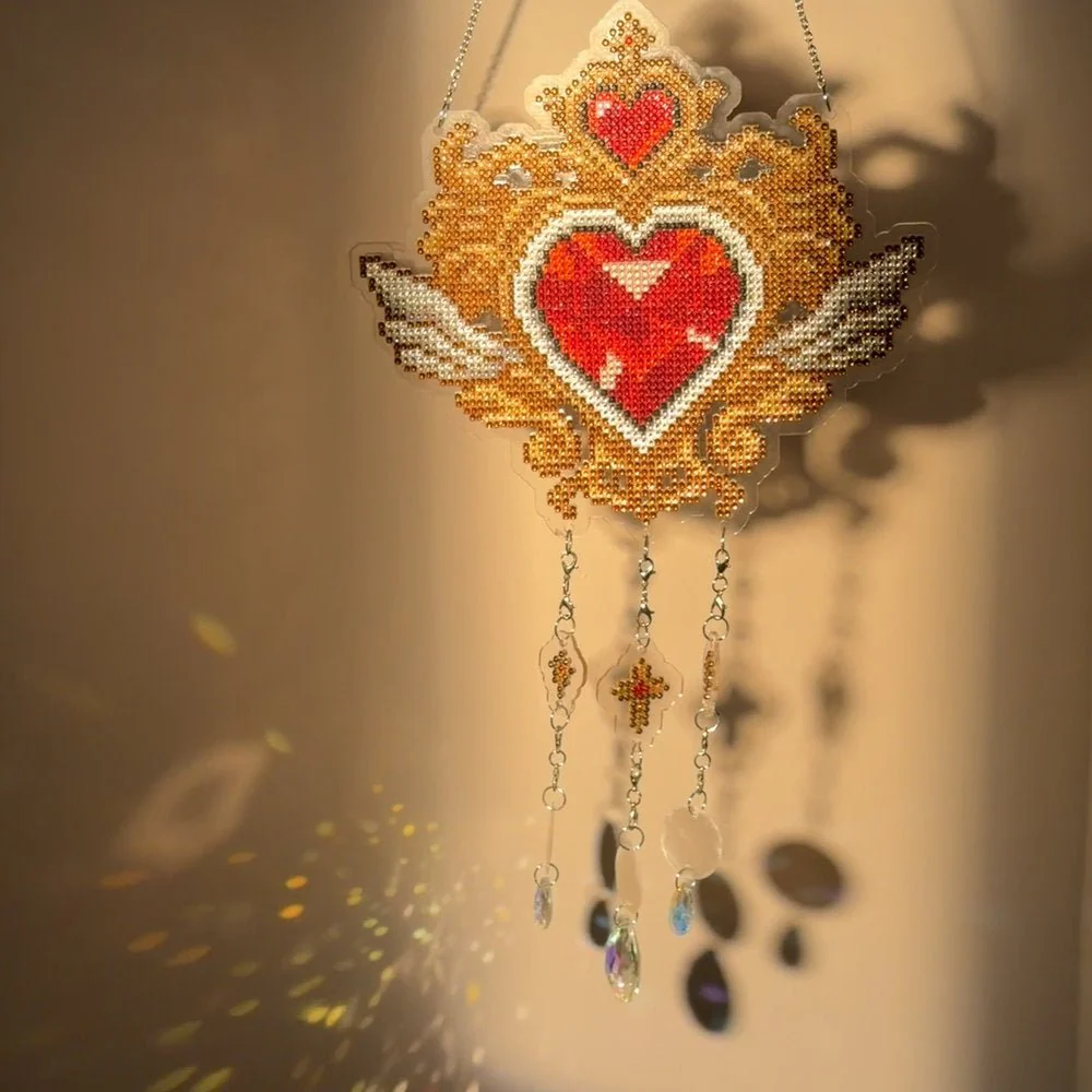 LumiGem Suncatcher Vowed Heart - Image 12