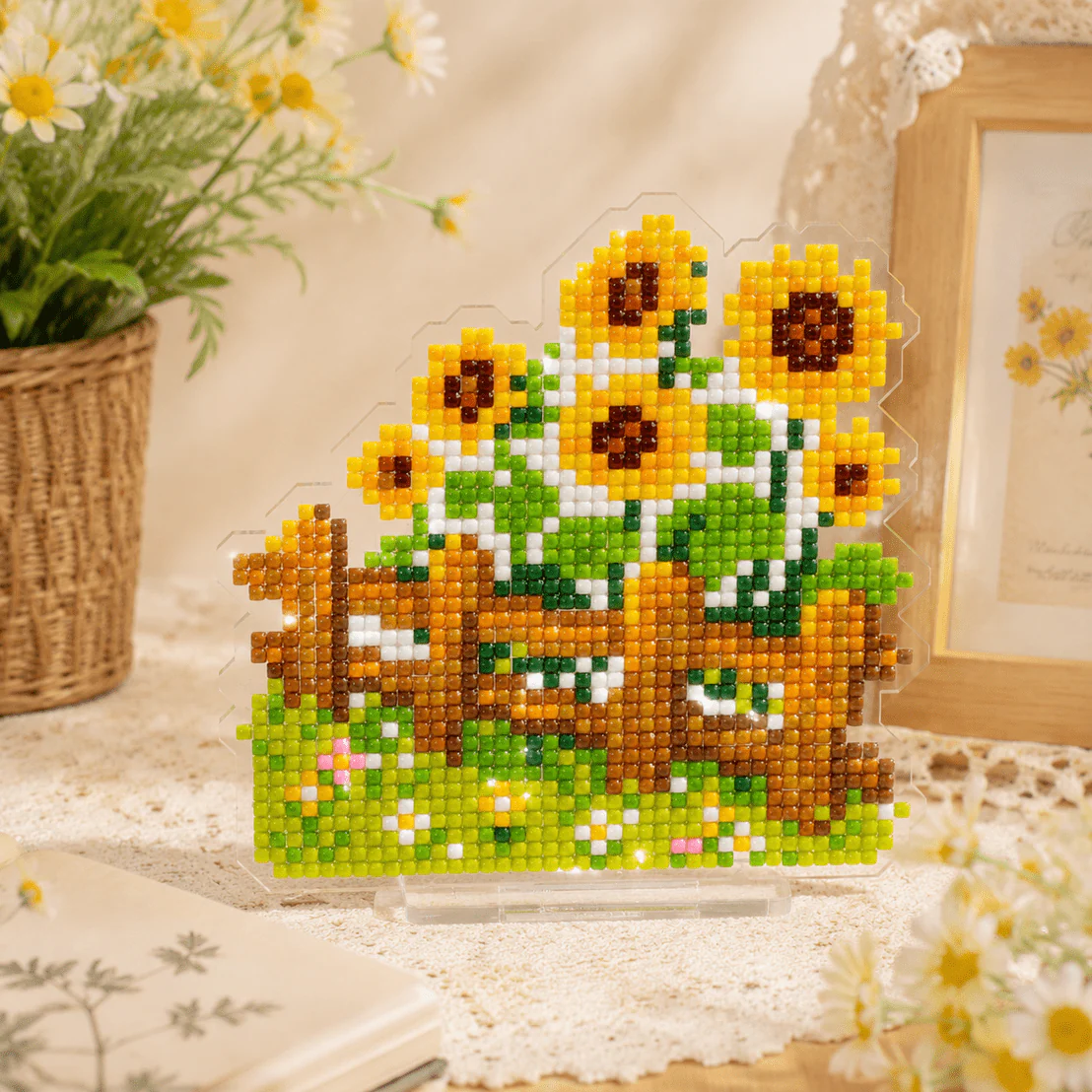 LumiGem Sunflower Vignette Diamond Painting Stand
