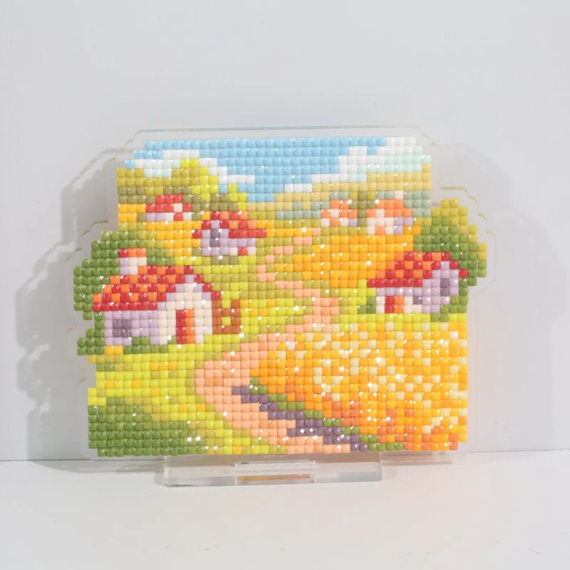 LumiGem Watching Over the Wheat Field Diamond Painting Stand - Image 7