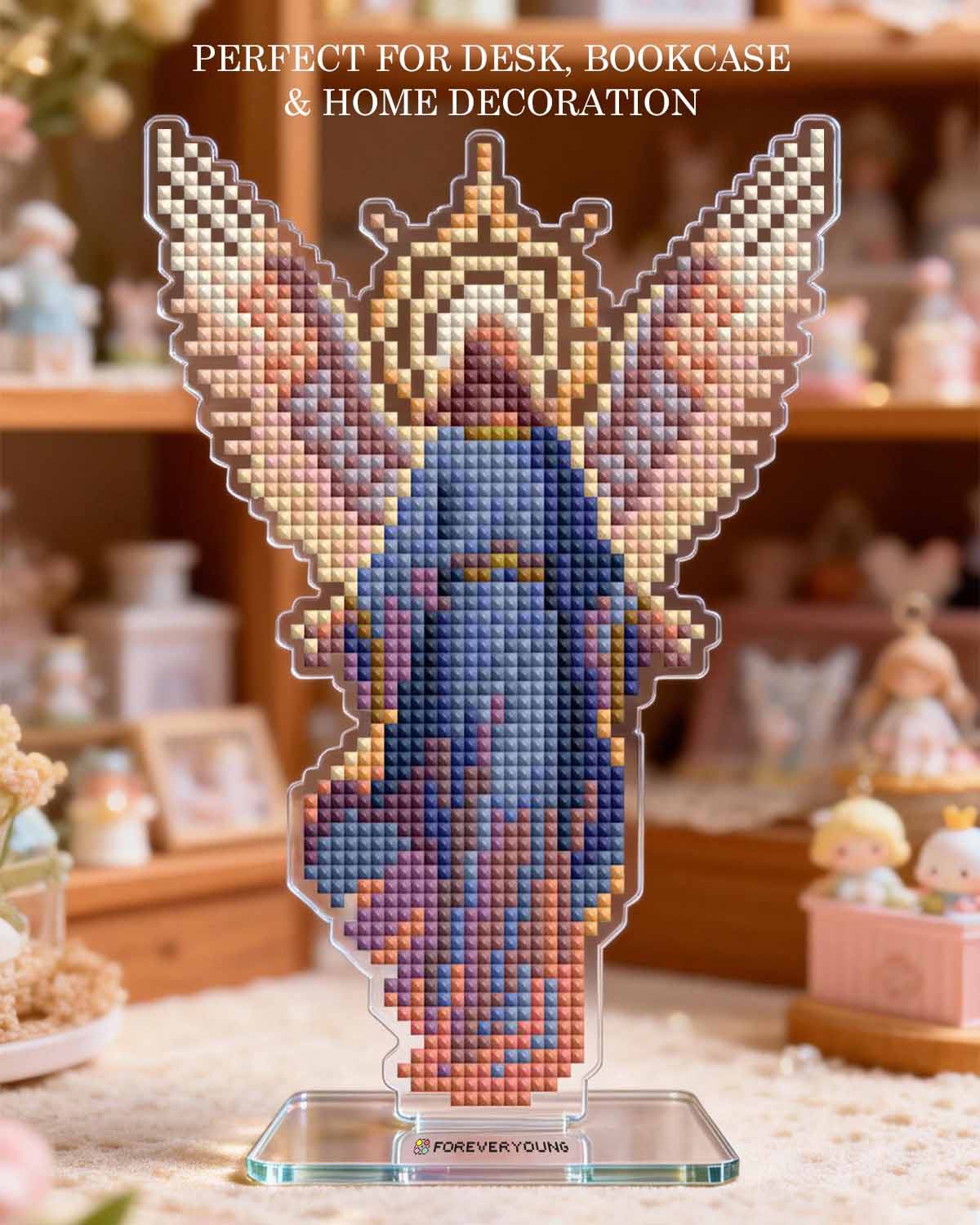 Lux Aeternis Archangel Acrylic Diamond Art Display Stand - Image 2