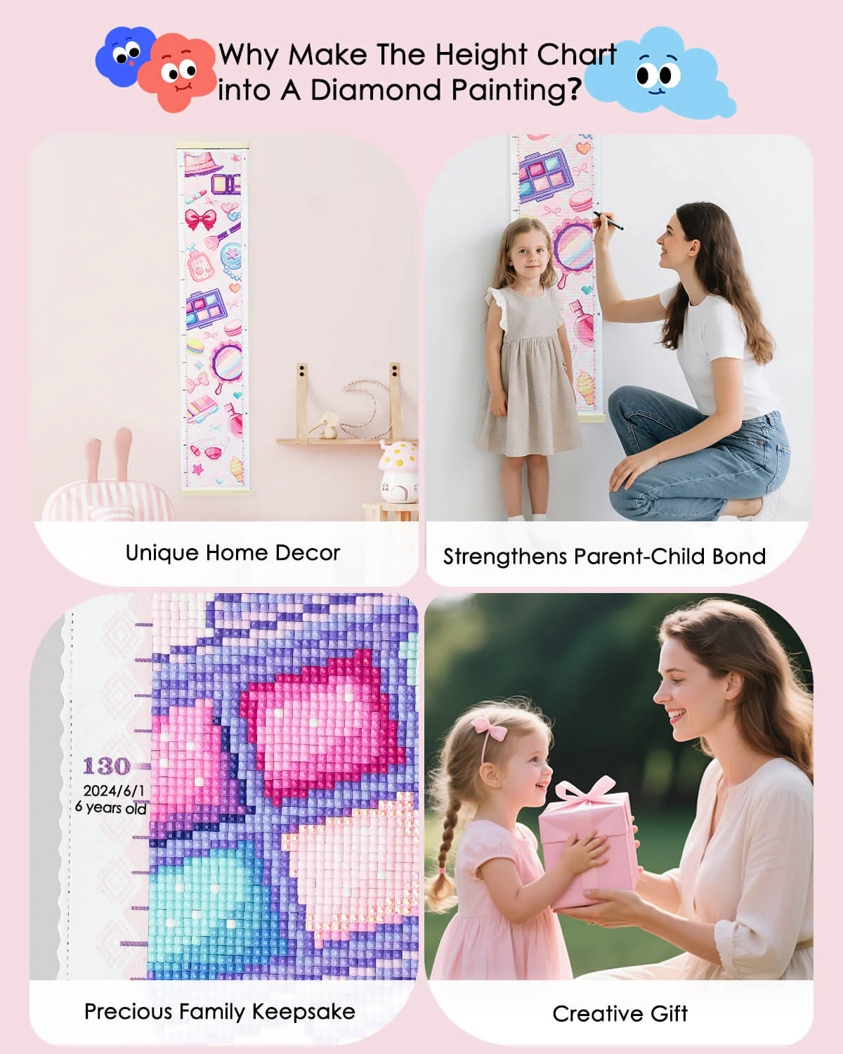Make up Height Chart 47.2 x 3.9 Inch - Image 3