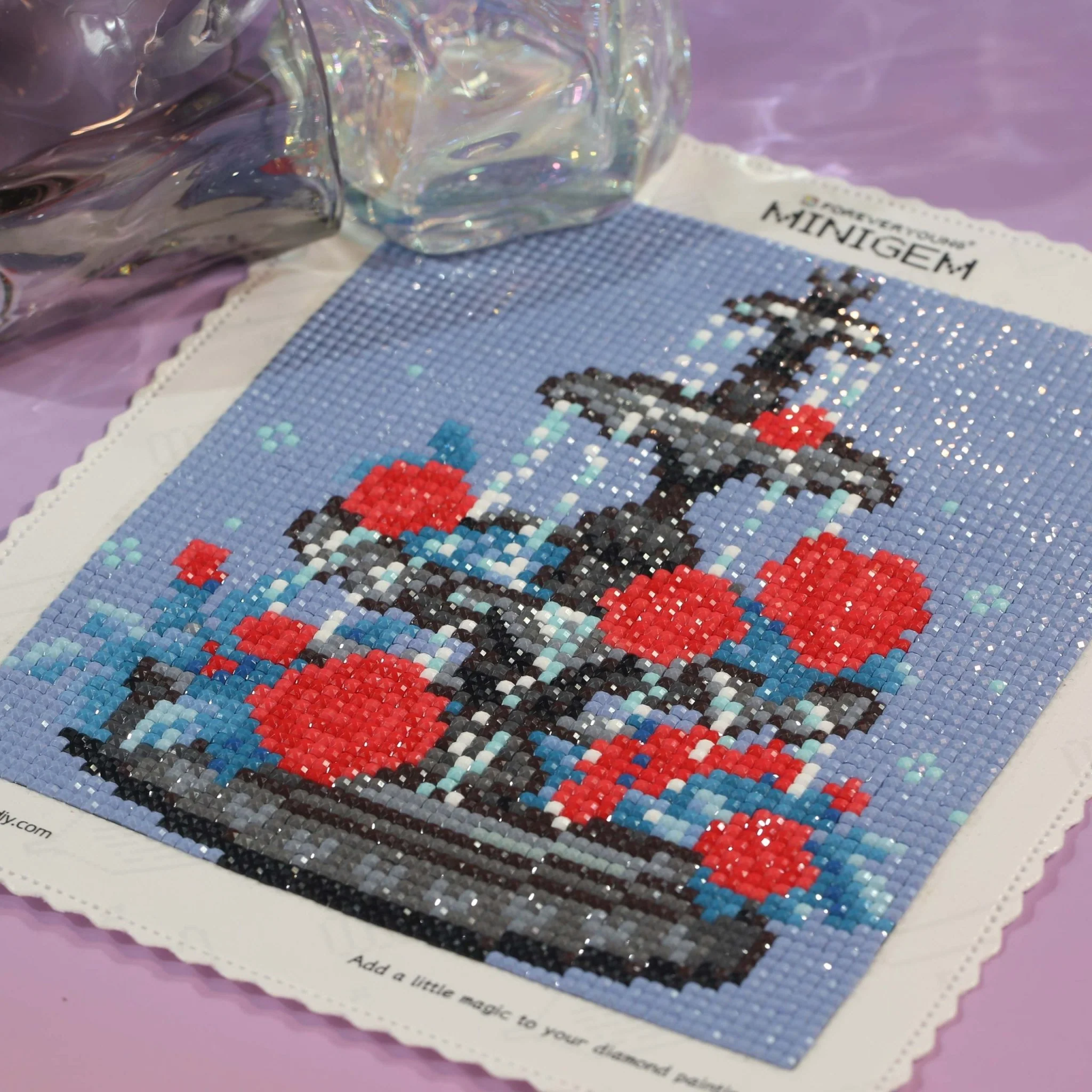Minigem® :Red Rose Fountain - Image 2