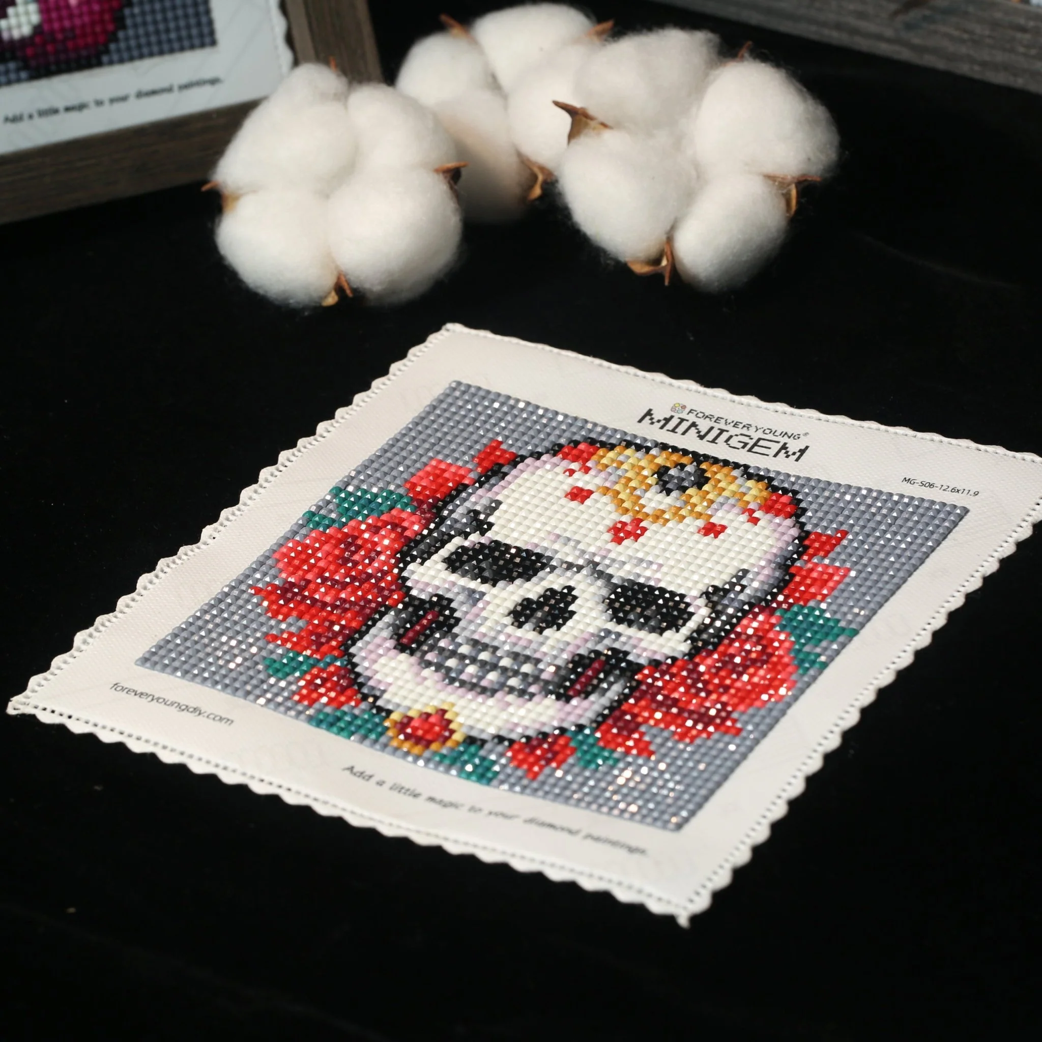 Minigem® :Skull & Rose - Image 2