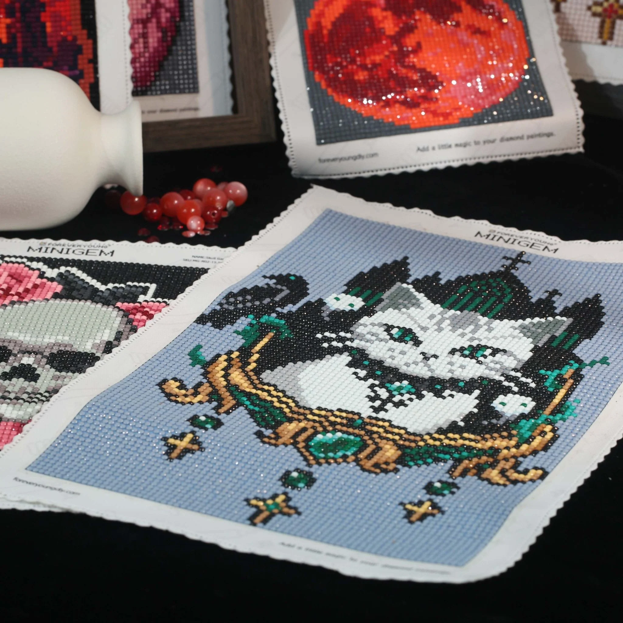 Minigem® Soulbound Cat | Cat, Cats & Kitten Mystic Diamond Art Collection - Image 10