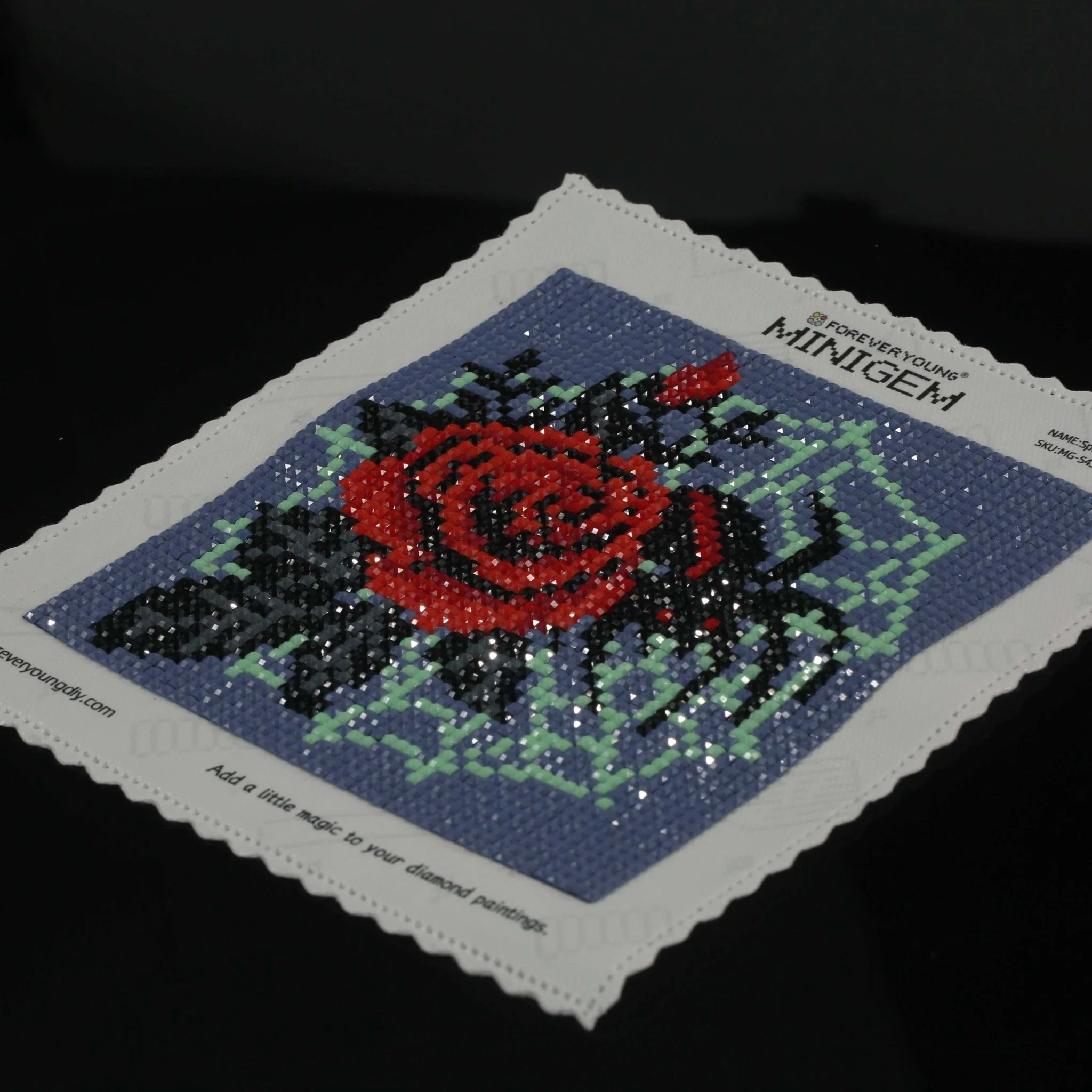 Minigem® :Spiderweb Rose - Image 2