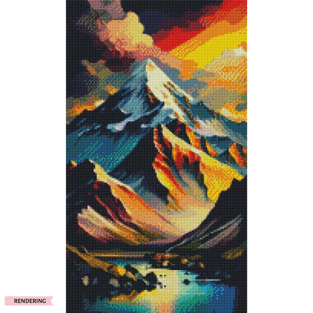 Mountain-Crystal Diamond Painting - Image 2